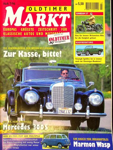 Deckblatt Oldtimer Markt (07/1996)